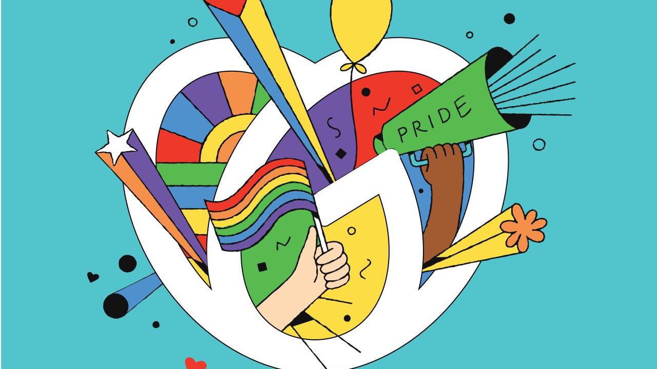 GoDaddy Pride banner.