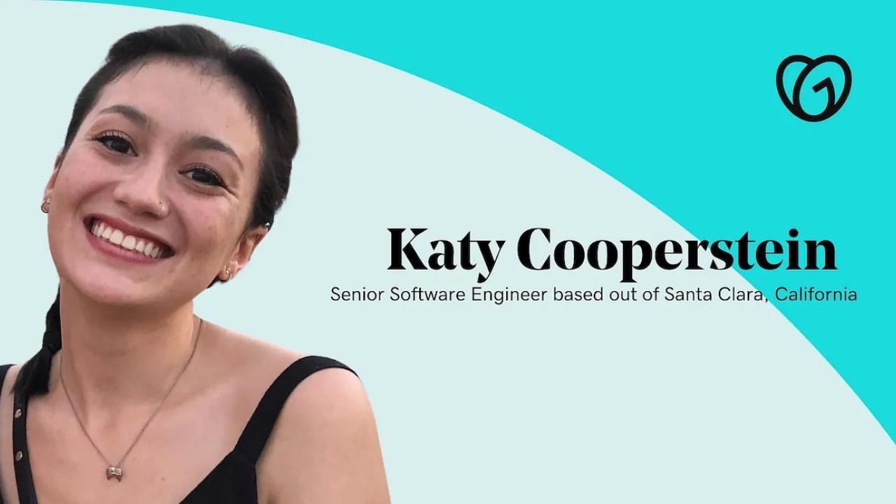 Photo of Katy Cooperstein; senior software engineer.