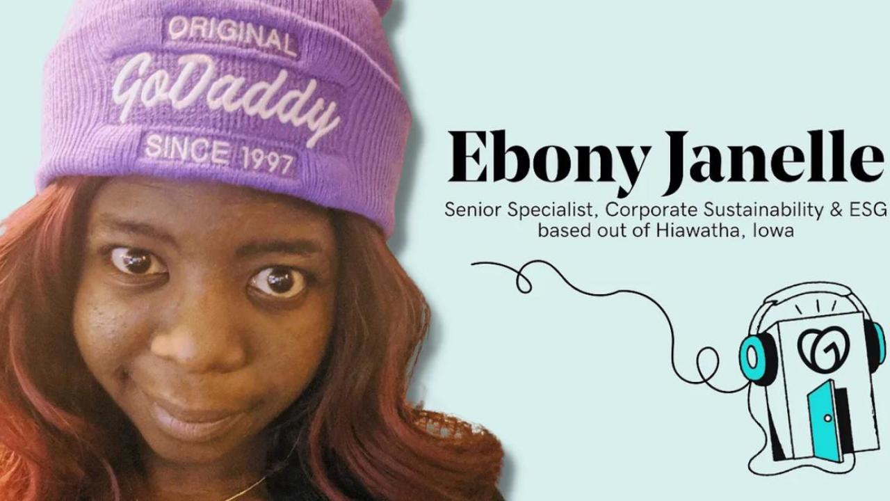 Ebony Janelle, senior specialist CSR., GoDaddy.