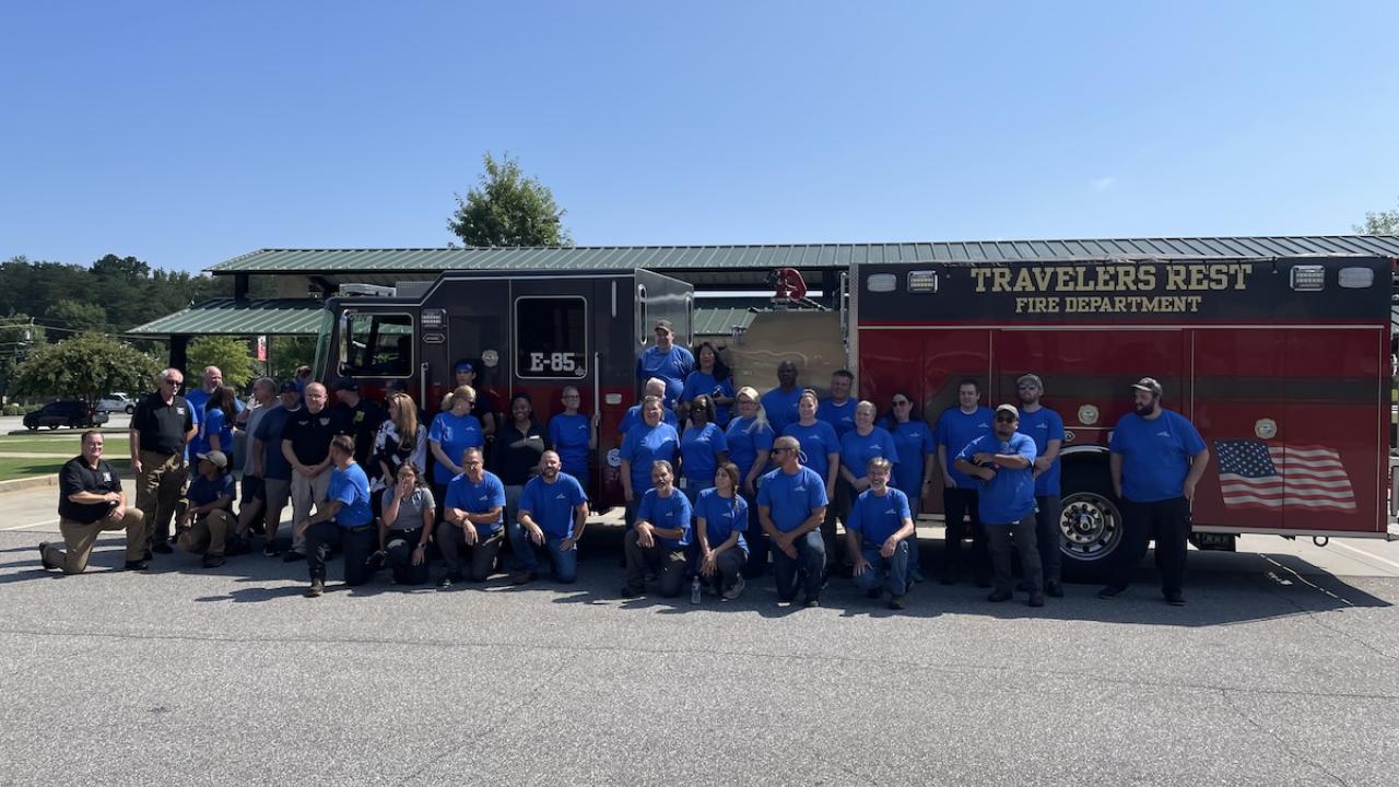 Saint-Gobain and Good 360 team members shown.