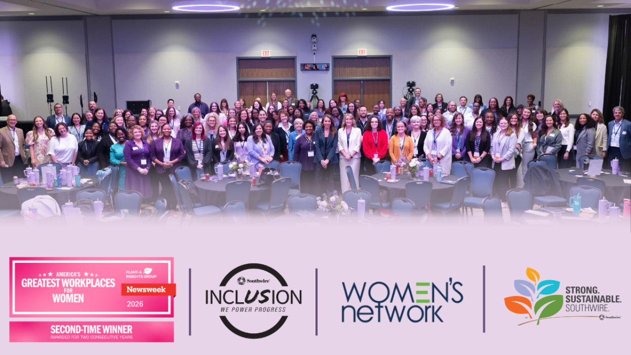 Cover image announcing Southwire being named to the Greatest Workplaces for Women