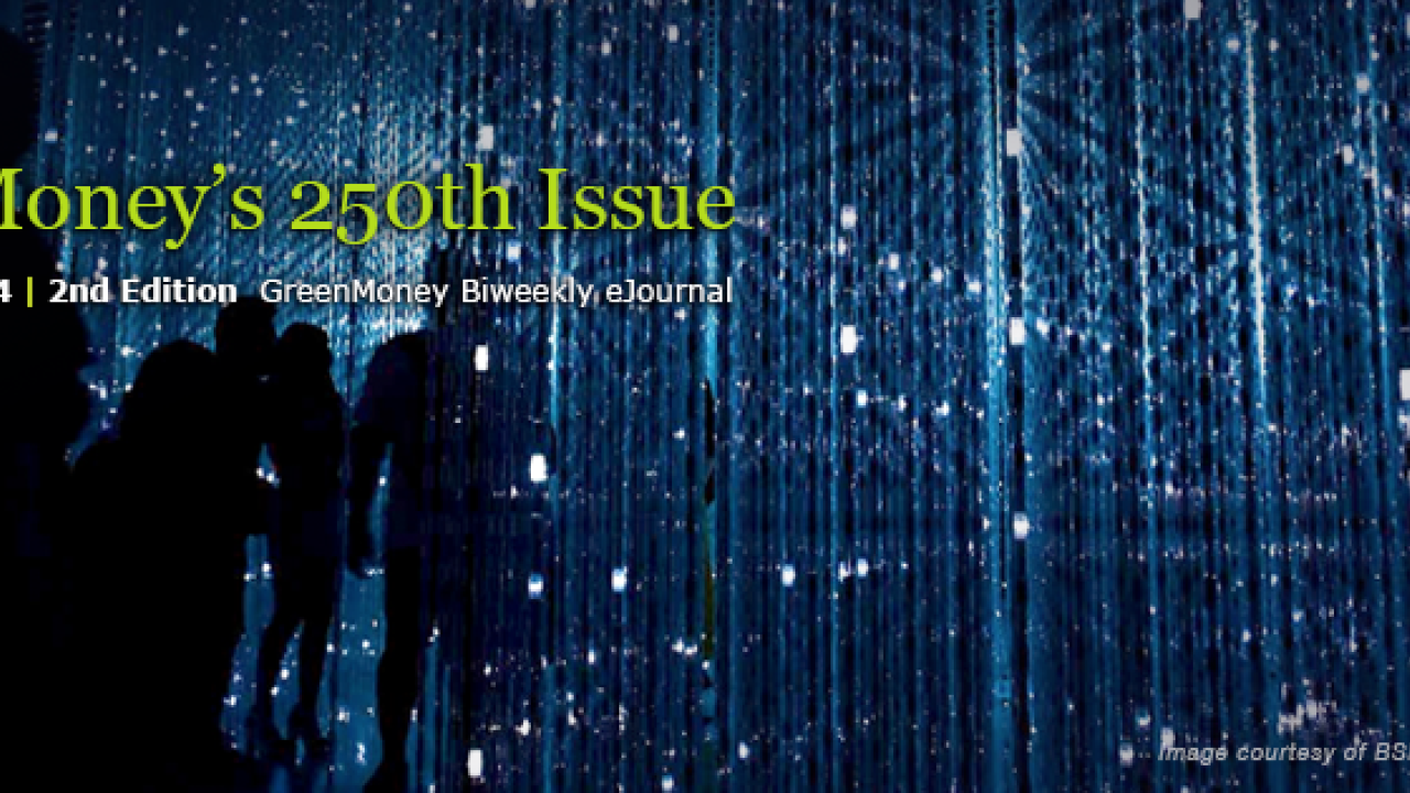 GreenMoney's 250th issue