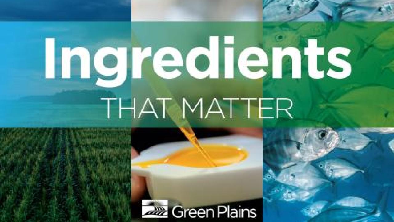 "Ingredients that Matter" over nature images