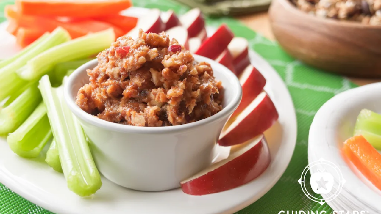 Fruity Peanut Butter Dip – 3 Guiding Stars