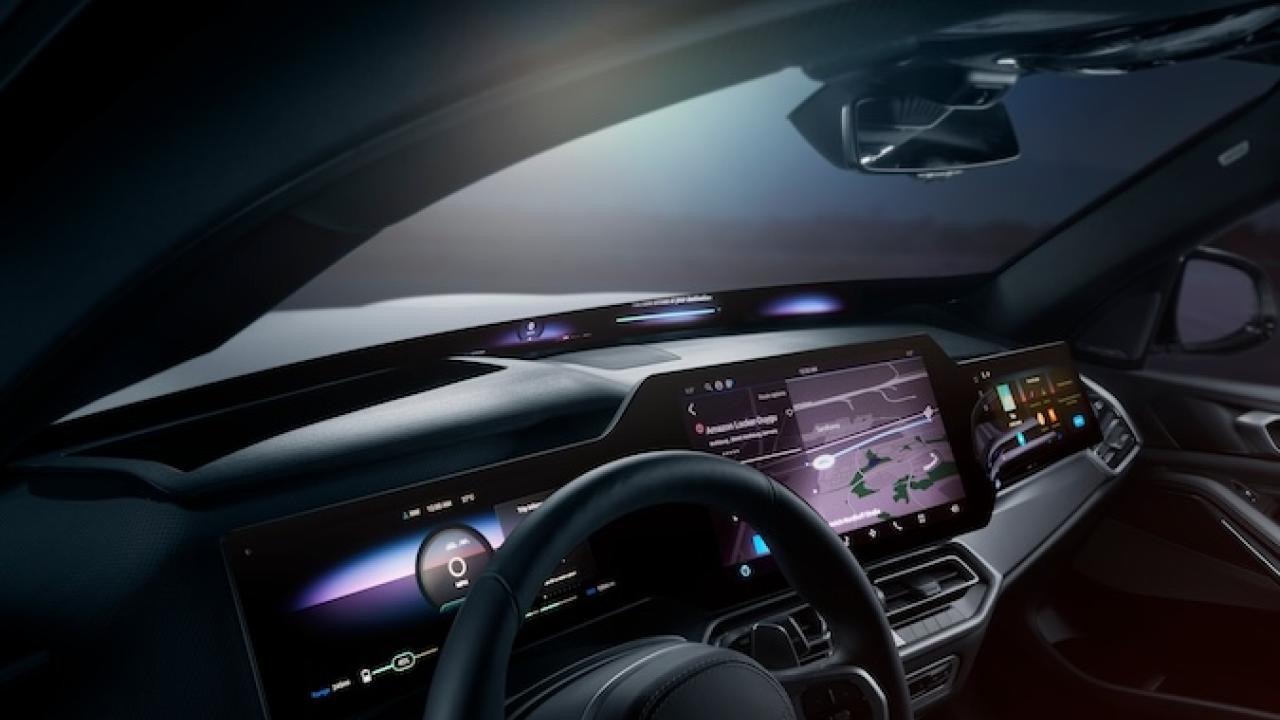 HARMAN audio technology shown in the interior of a car.