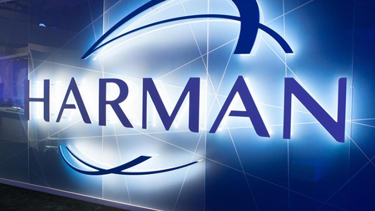 HARMAN banner.