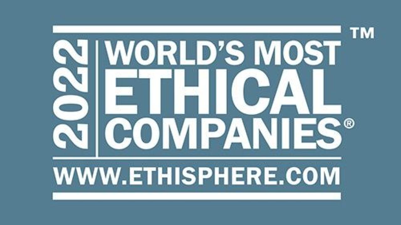 2022 World's Most Ethical Companies: WWW.Ethisphere.com