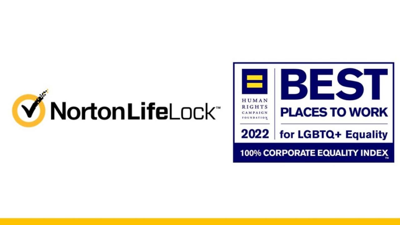 NortonLifeLock and Corporate Equality Index logos