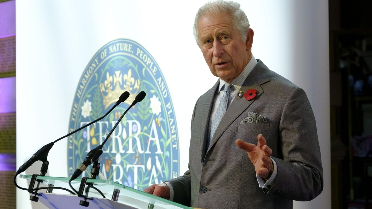 His Royal Highness The Prince of Wales at the inaugural 2021 Terra Carta Seal Awards