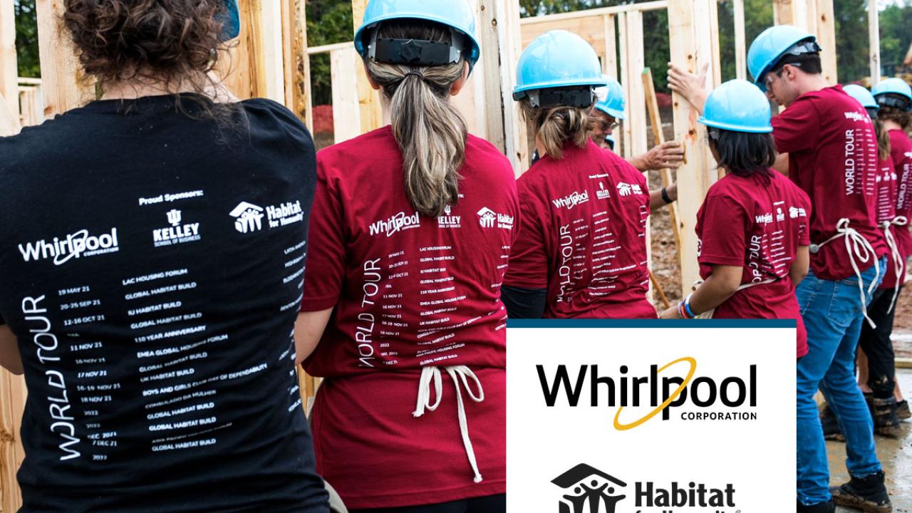 Whirlpool and Habitat For Humanity team. 