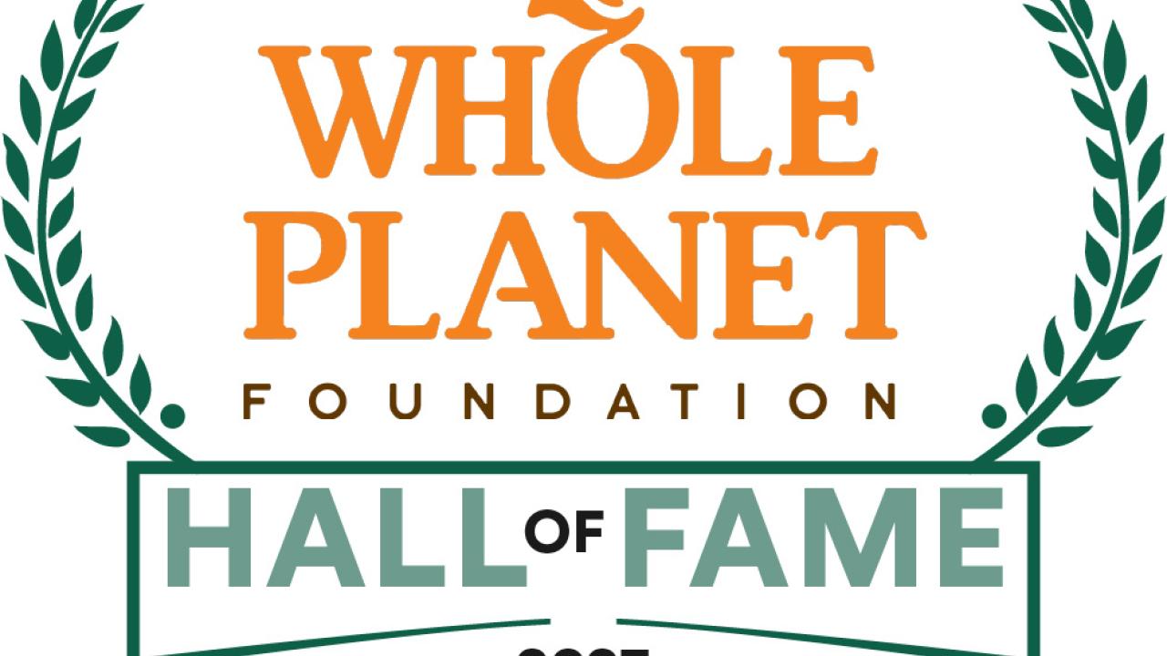 Whole Planet Foundation Hall of Fame 2023 logo