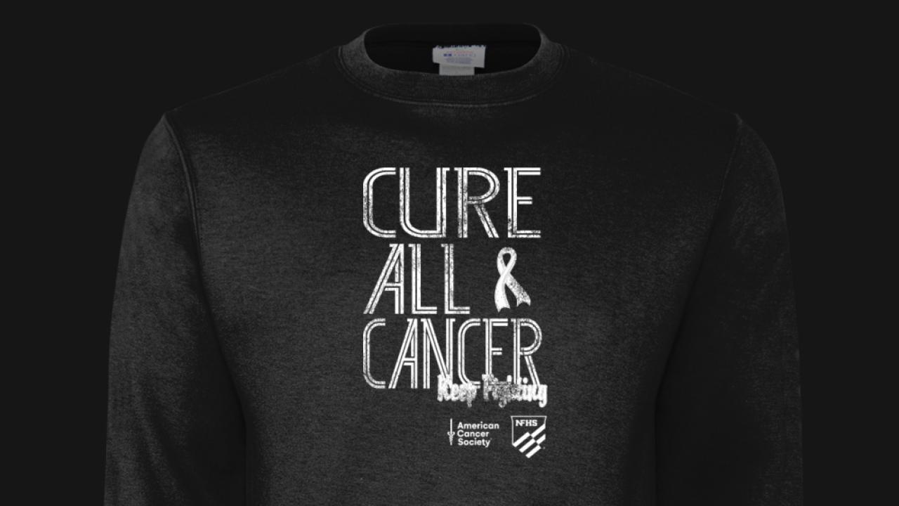 Champion: Cure All Cancer hoodie.