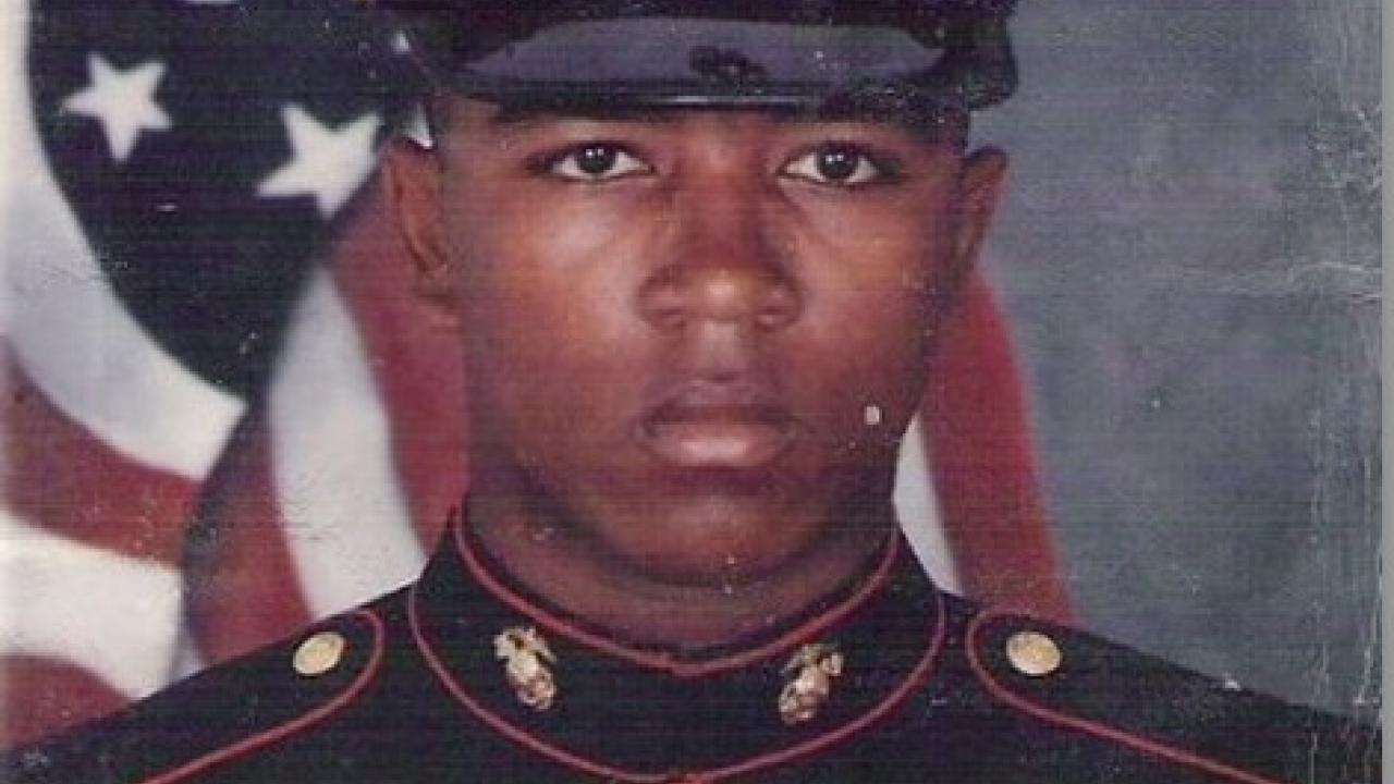 Photo of Virgil Miller in the Marine Corps.
