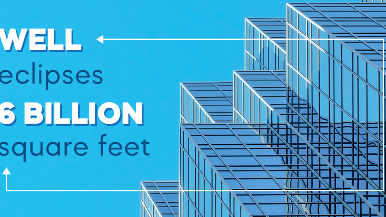 "WELL eclipses 6 billion square feet"