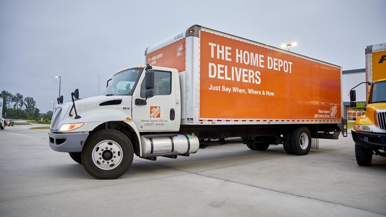 Home Depot truck