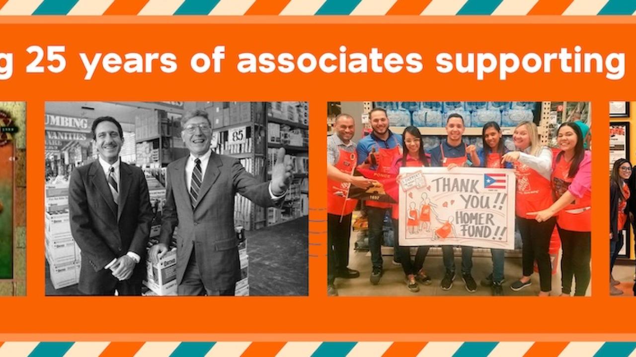 Celebrating 25 years of associates supporting associates. The Homer Fund.