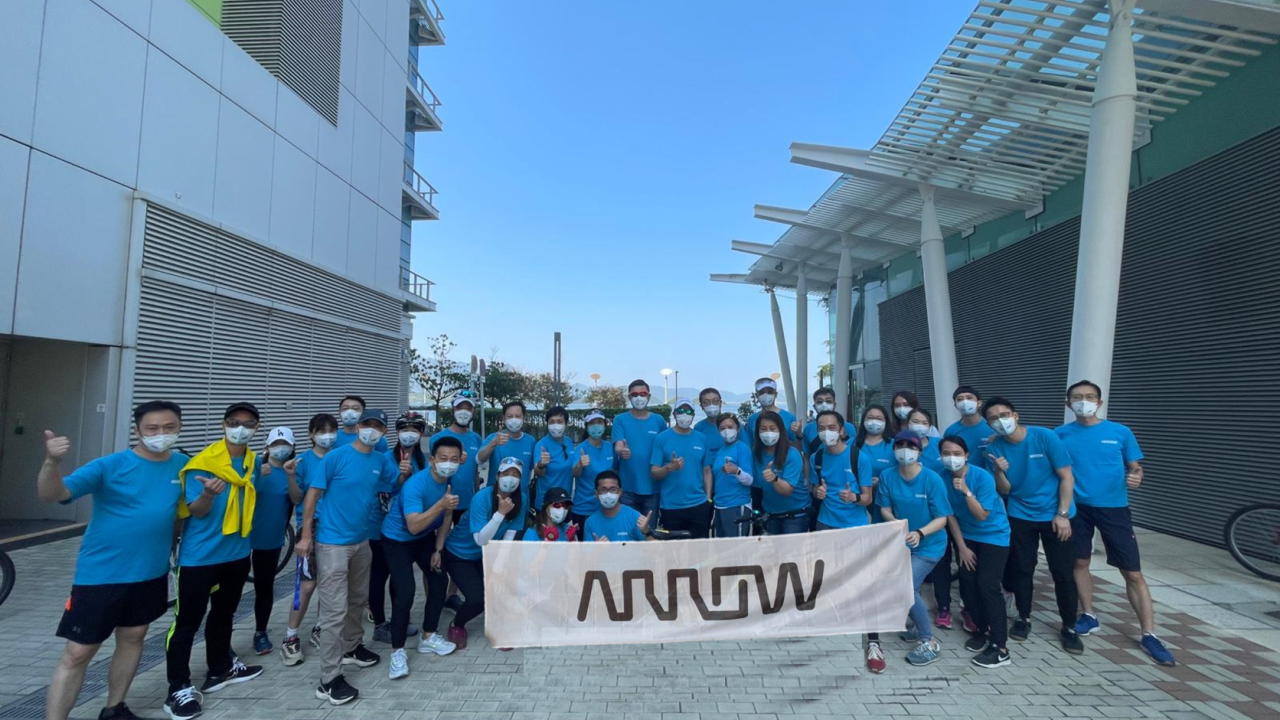 Arrow Electronics team in Hong Kong 