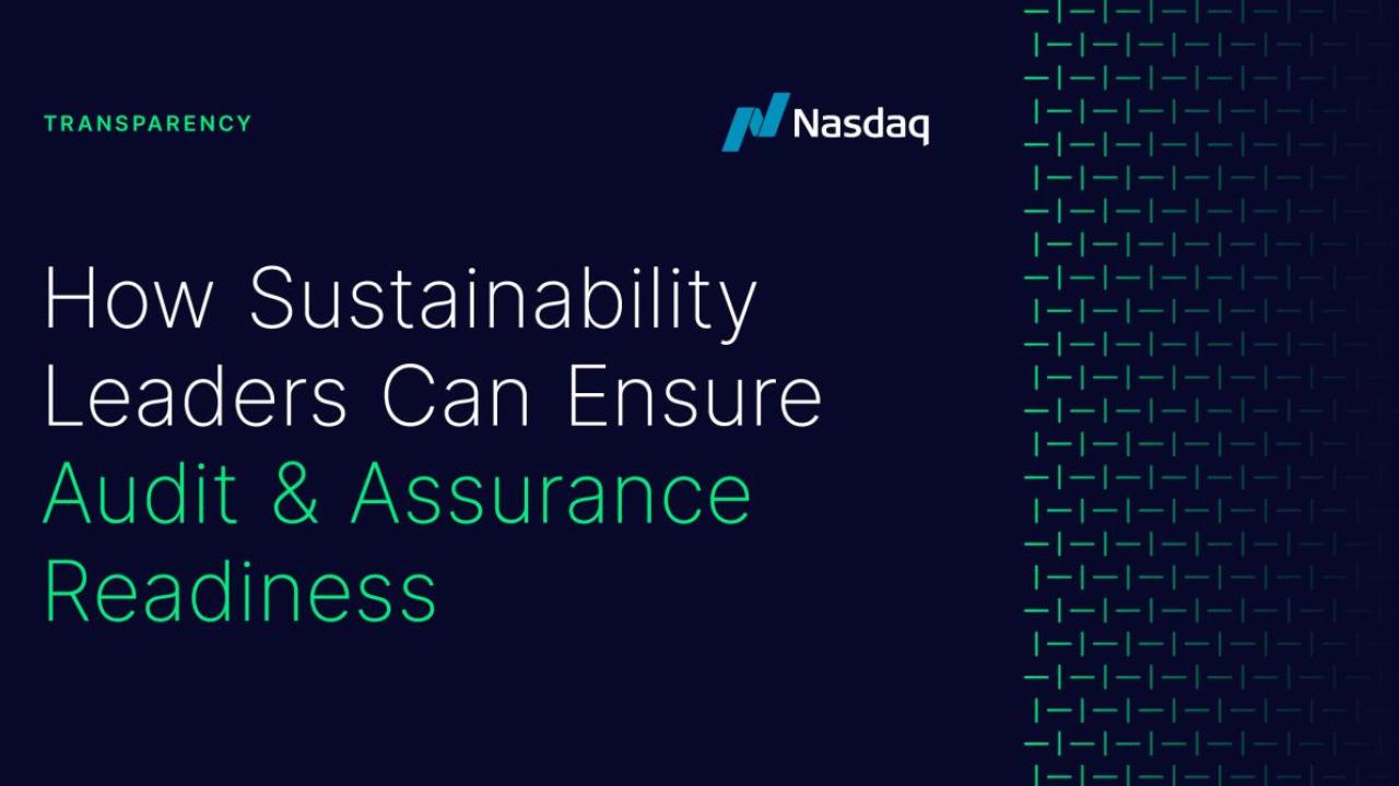 "How Sustainability Leaders Can Ensure Audit & Assurance Readiness"