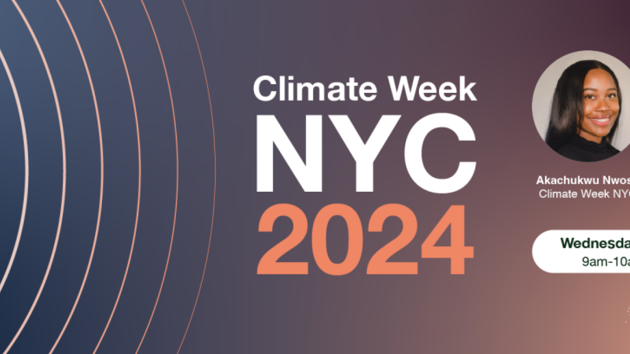 Banner of the event showing the name of the event, the name of the speakers, the date and time of the event and the logo of the Impact Communications Institute