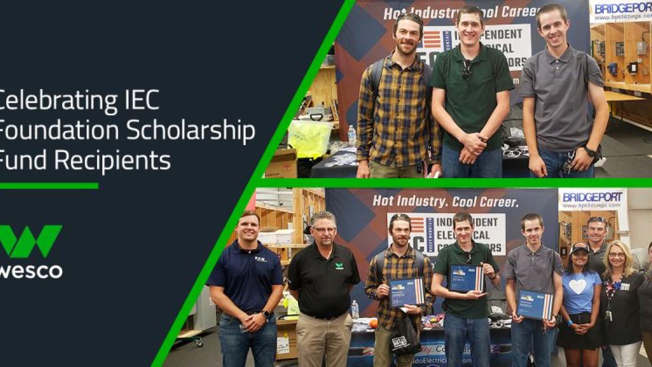 Celebrating IEC Foundation Scholarship Fund recipients.