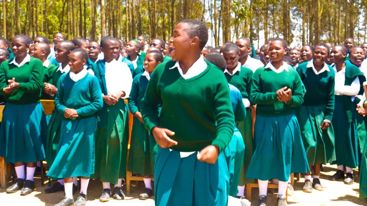 Schoolgirls from Mufindi District in Tanzania