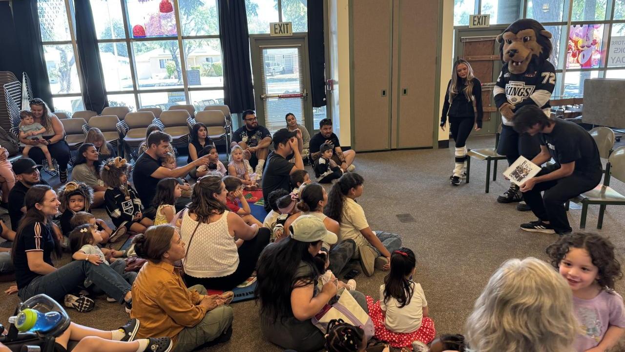 The LA Kings are bringing their passion for hockey to local libraries with their Storytime with the LA Kings” initiative.