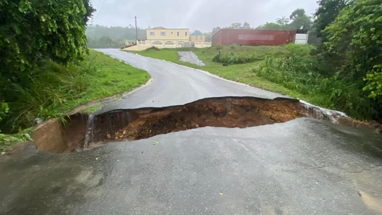 hole in the road