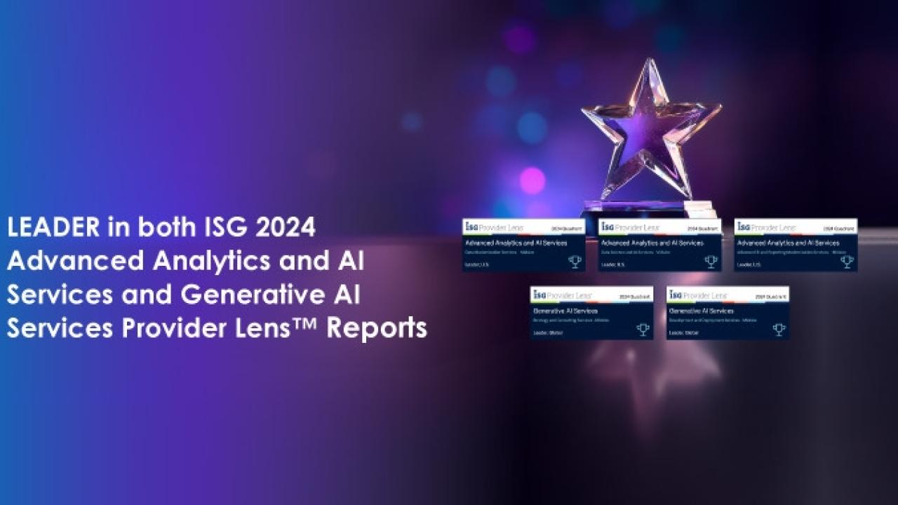 HARMAN: Leader in both ISG 2024 Advanced Analytics and AI Services.