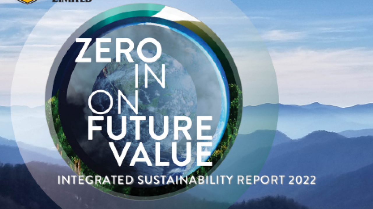 CDL Sustainability Report Cover 2022 reads: Zero in on Future Value