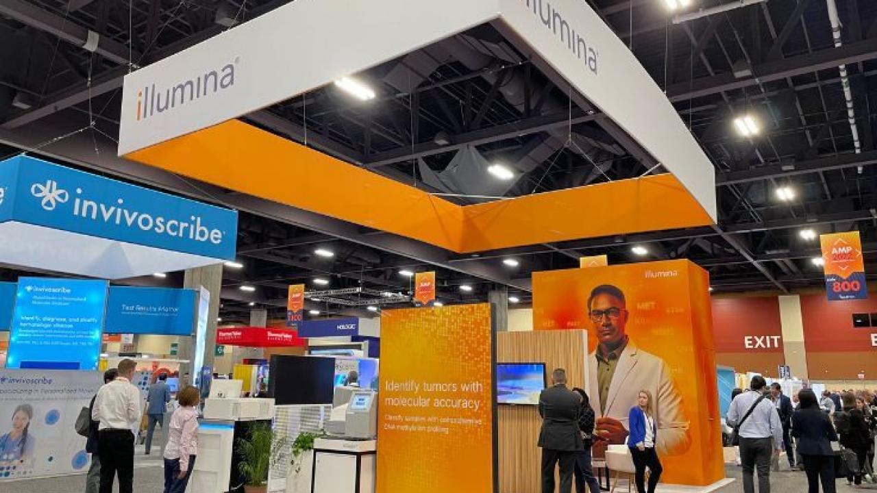 Illumina booth at AMP 2022.