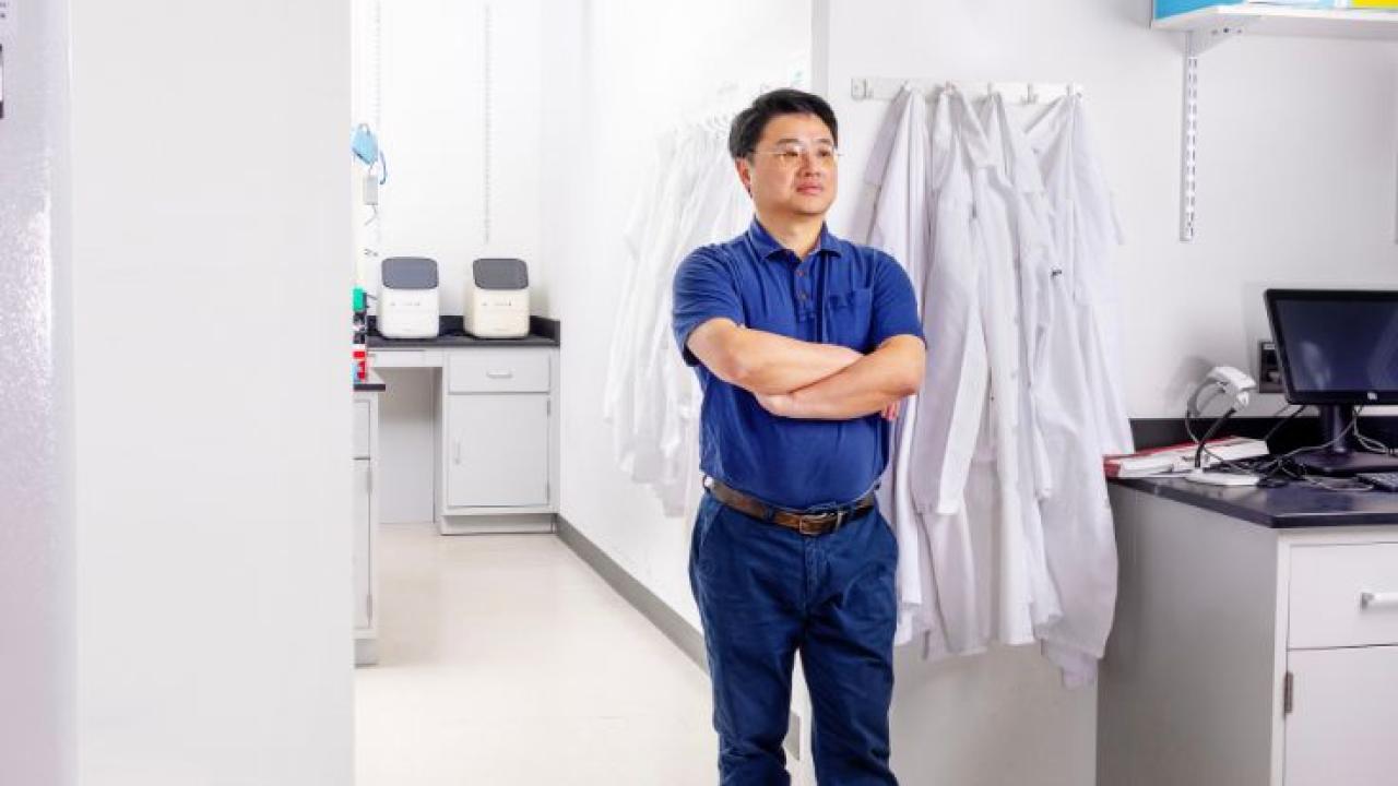 Admera Health CEO Yun Zhao at the New Jersey offices. 
