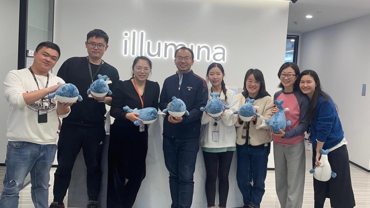 Illumina Team China shown in the Illumina offices.