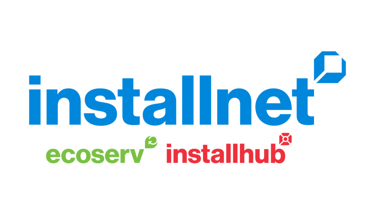 Installnet, Ecoserv, Installhub logos