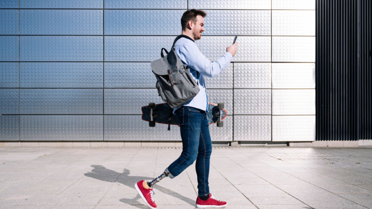 VMWare man walking