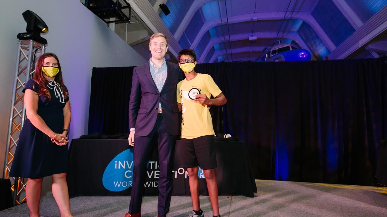 Ohio eighth grader Tarun Batchu 