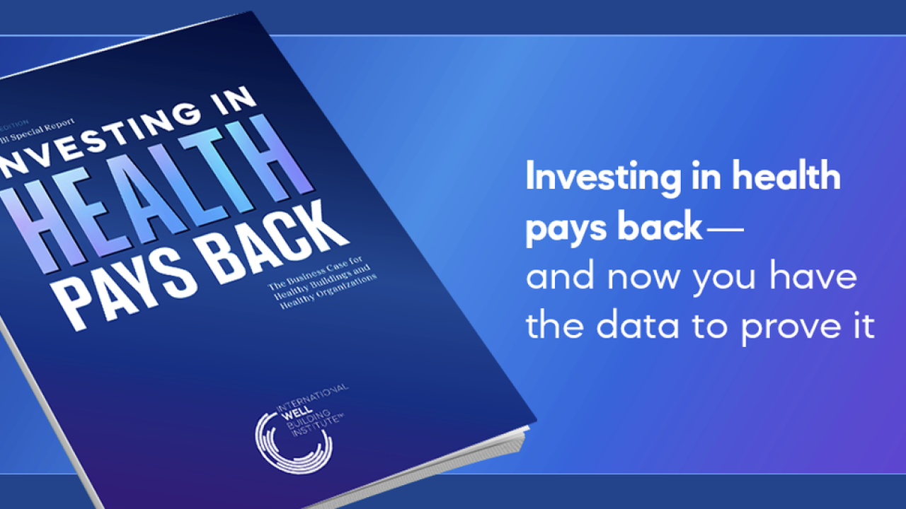 "Investing in health pays back - and now you have the date to prove it"