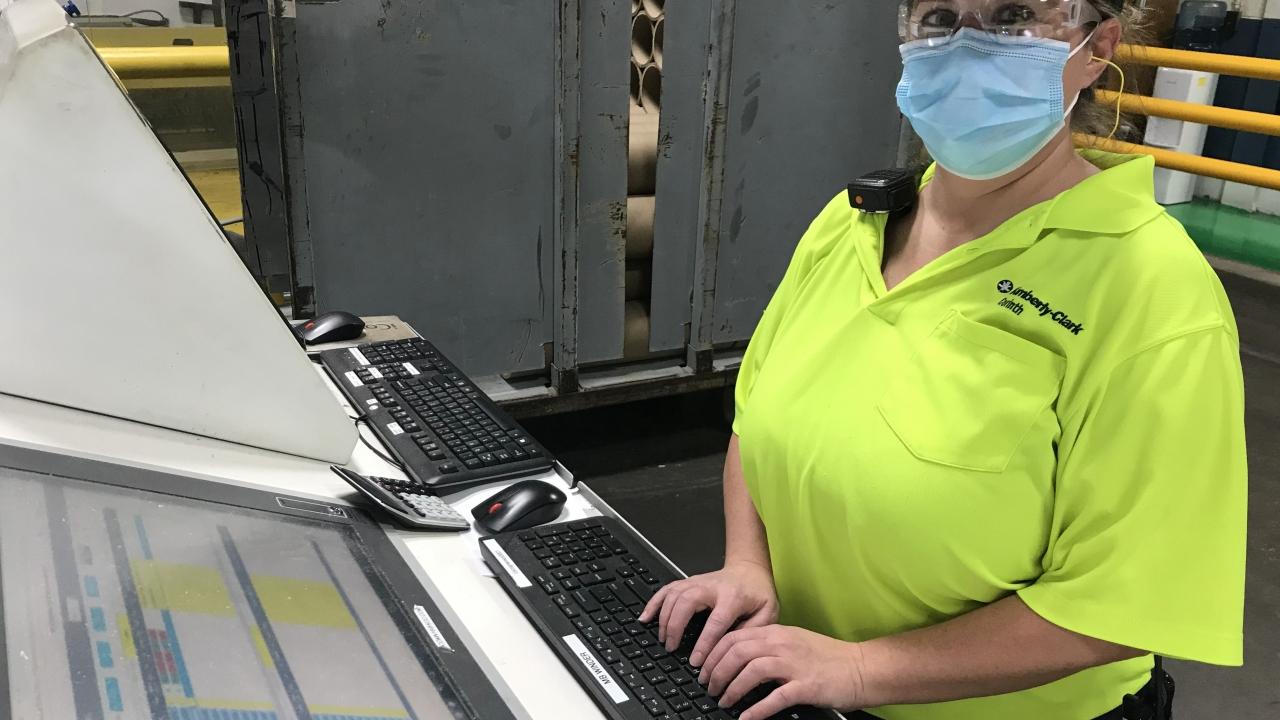 Photo of Corinth, MS manufacturing facility employee