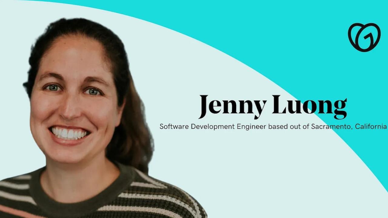 Photo of Jenny Luong; Software developer at GoDaddy.