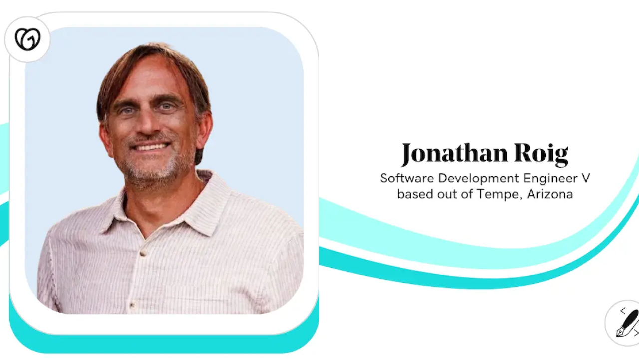 Jonathan Roig, Software Development Engineer, GoDaddy.