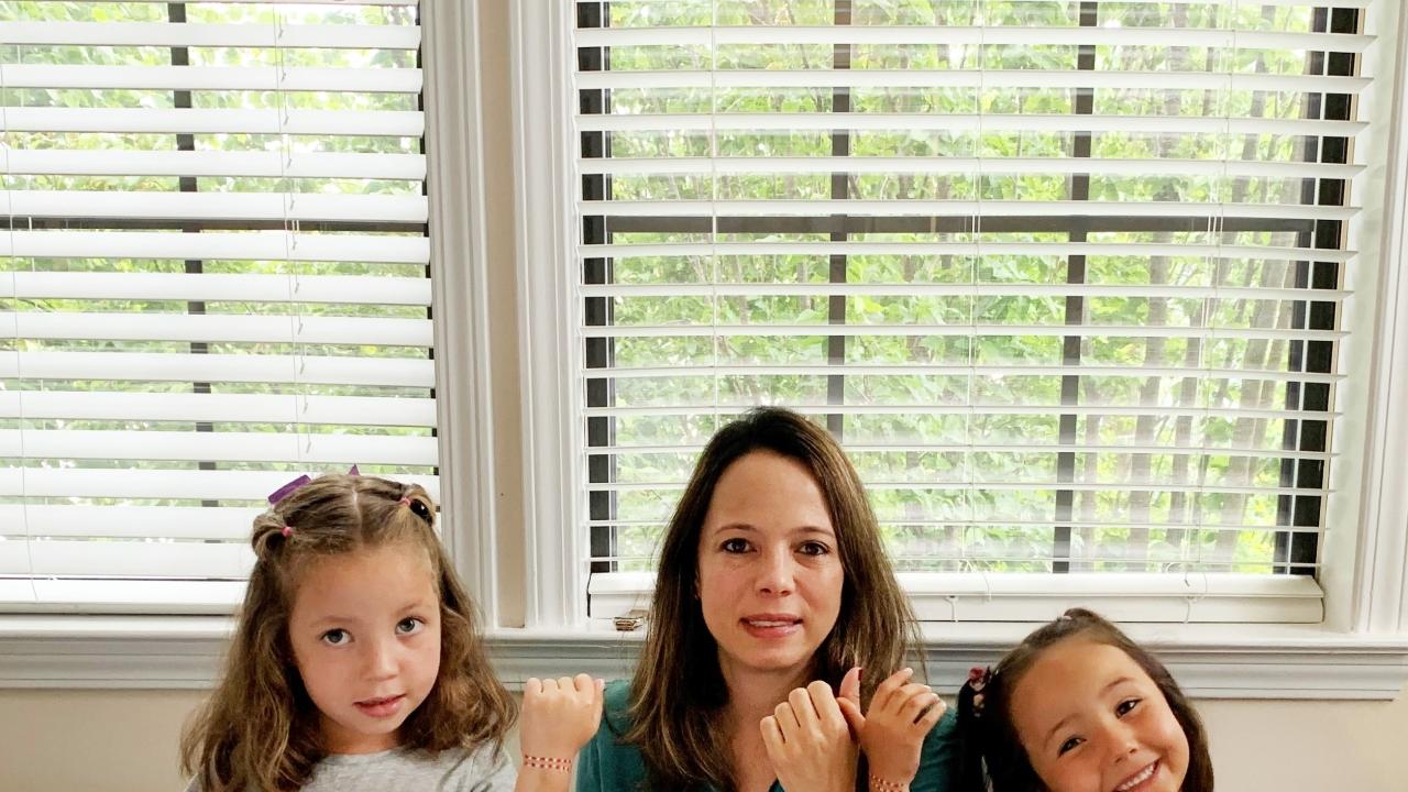 Juanita Pelaez and her daughters