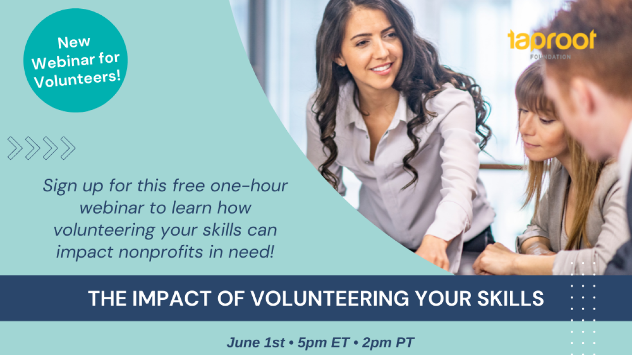 Skilled volunteers working together