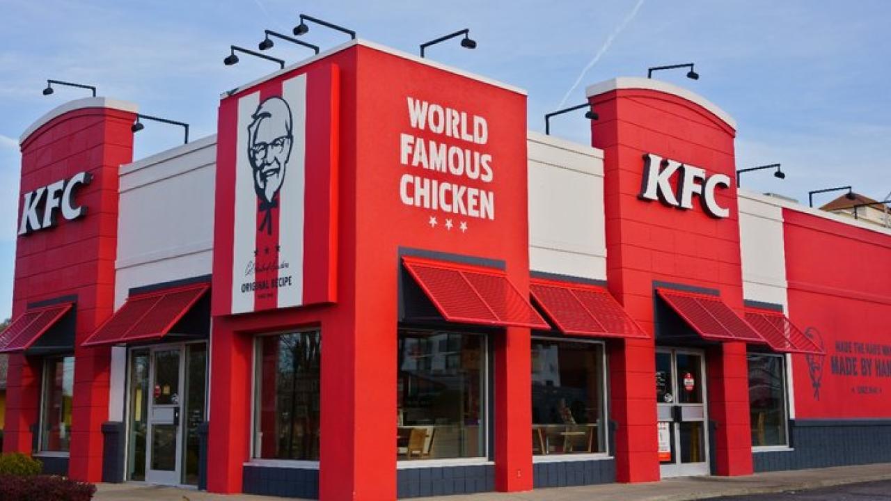 Exterior of a KFC restaurant