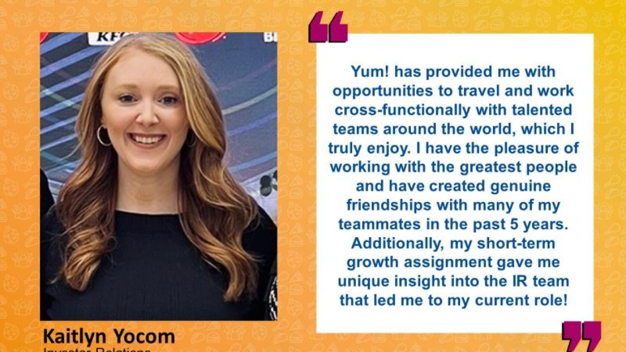 Kaitlyn Yocom and quote.
