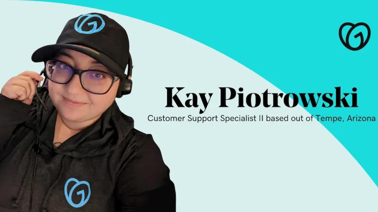 Kay Piotrowski, Customer Support Specialiset, GoDaddy.