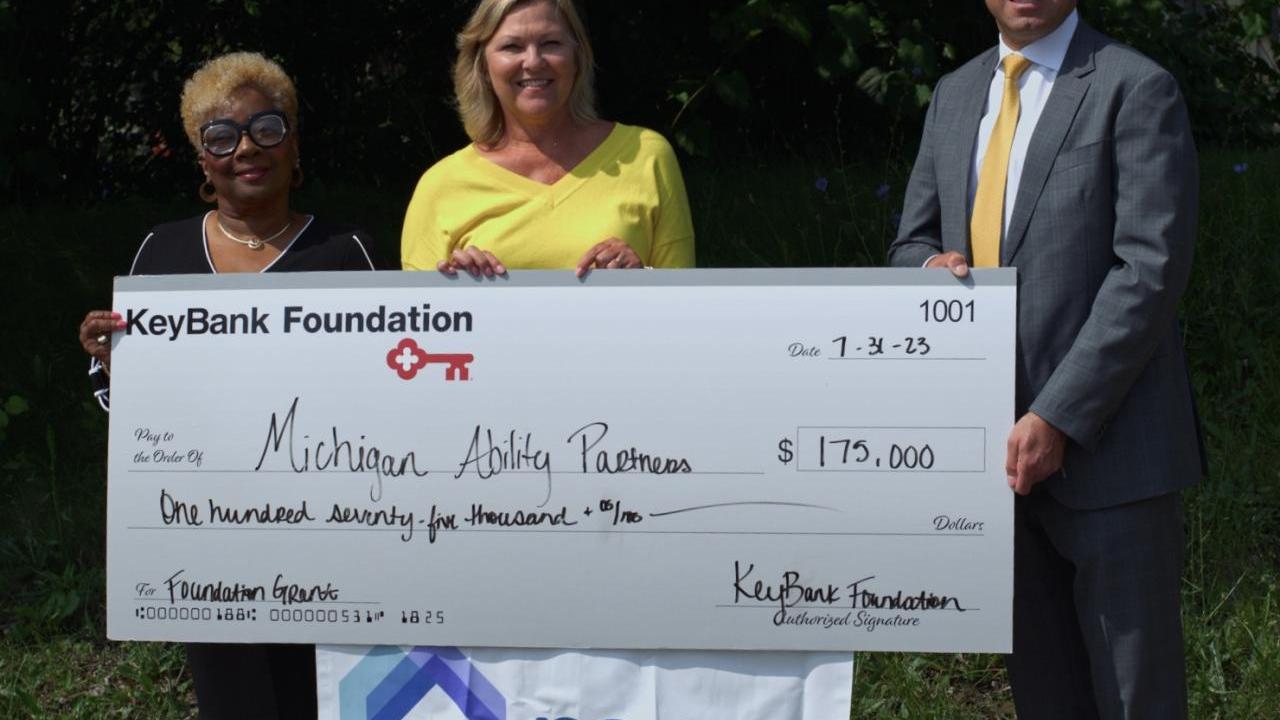 Check presentation to Michigan Ability Partners from KeyBank.
