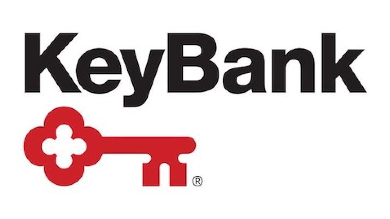 KeyBank logo with red key.