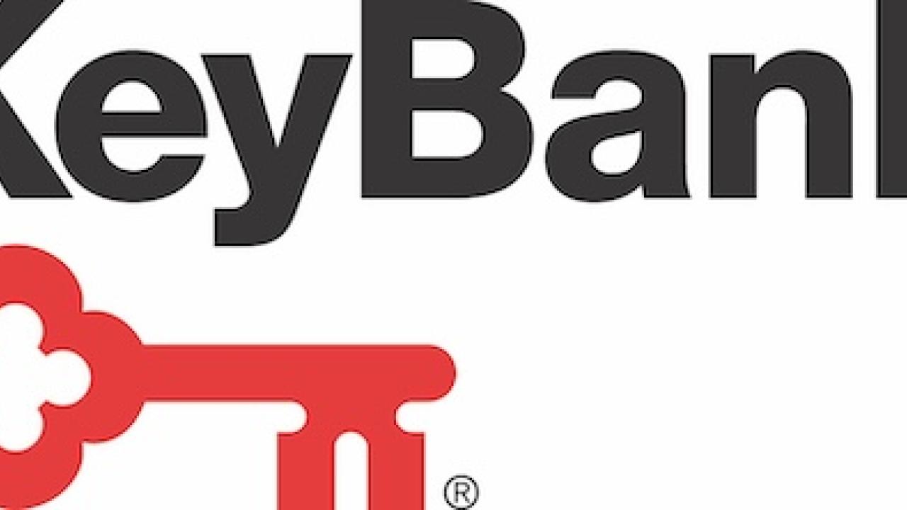 KeyBank logo with red key.