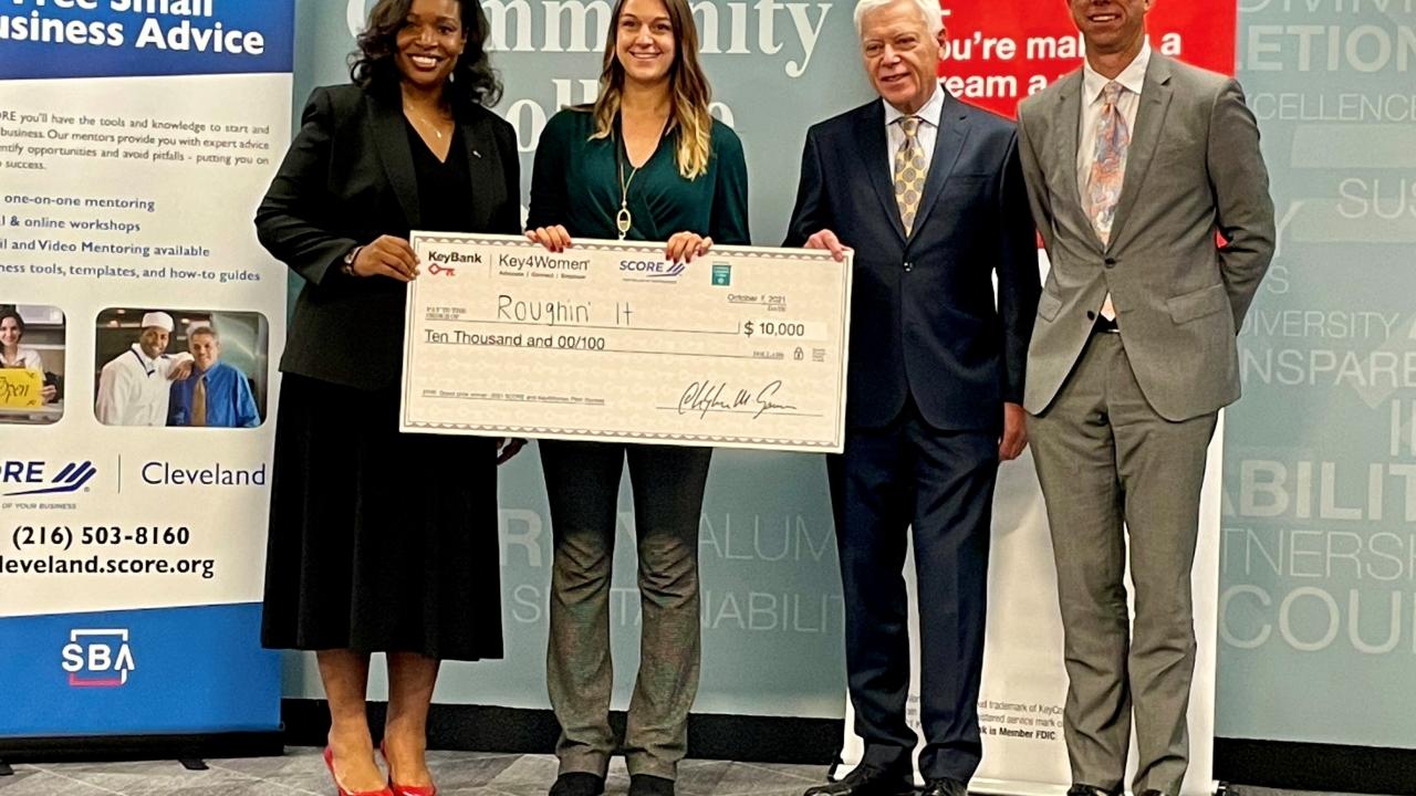 KeyBank Winners of Key4Women contest with SCORE Cleveland.