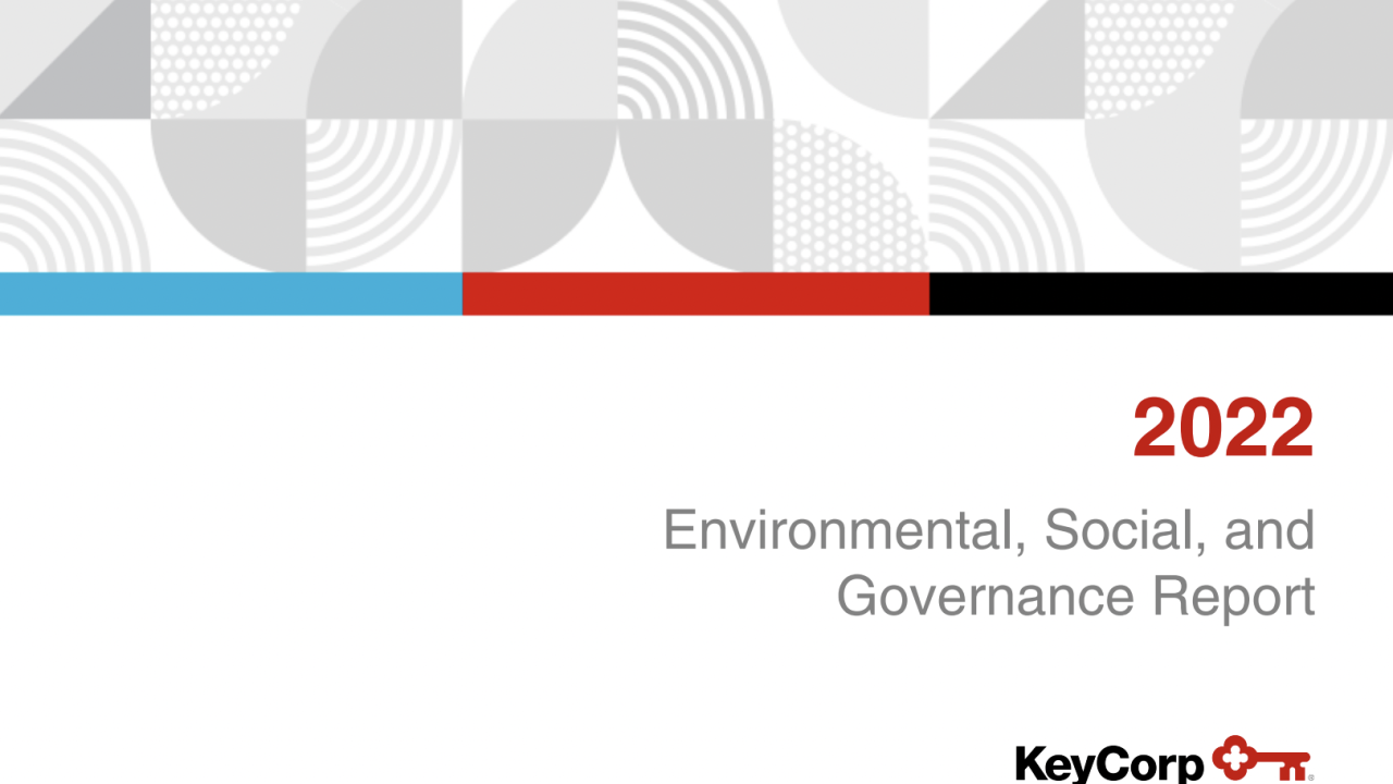 KeyCorp 2022 Environmental, Social and Governance Report