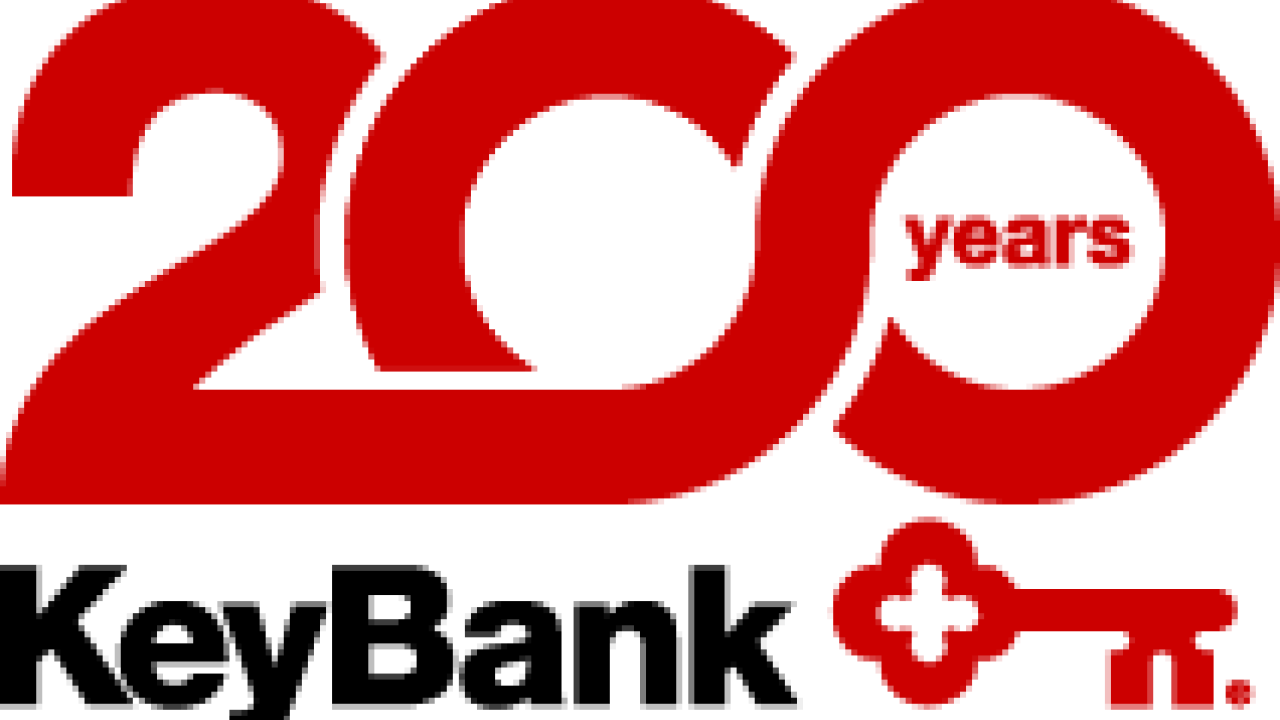 KeyBank 200 Years Bicentennial logo.